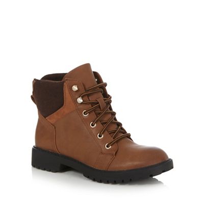 Call It Spring Brown 'Gerrish' lace up boots